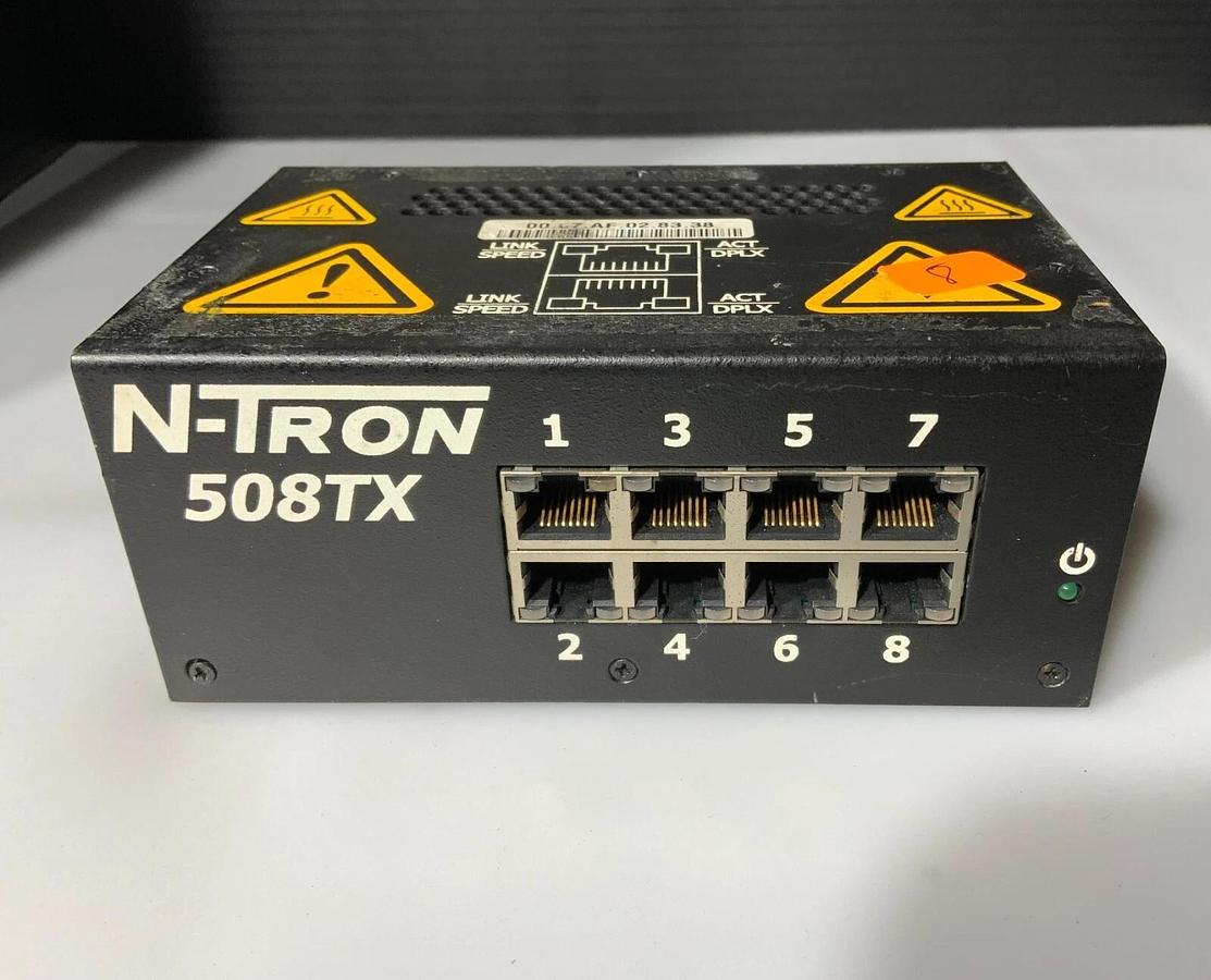 Used RED LION NTRON MODEL 508TX-A (1A) Industrial Ethernet Switch ($149.99 OBO!!!)