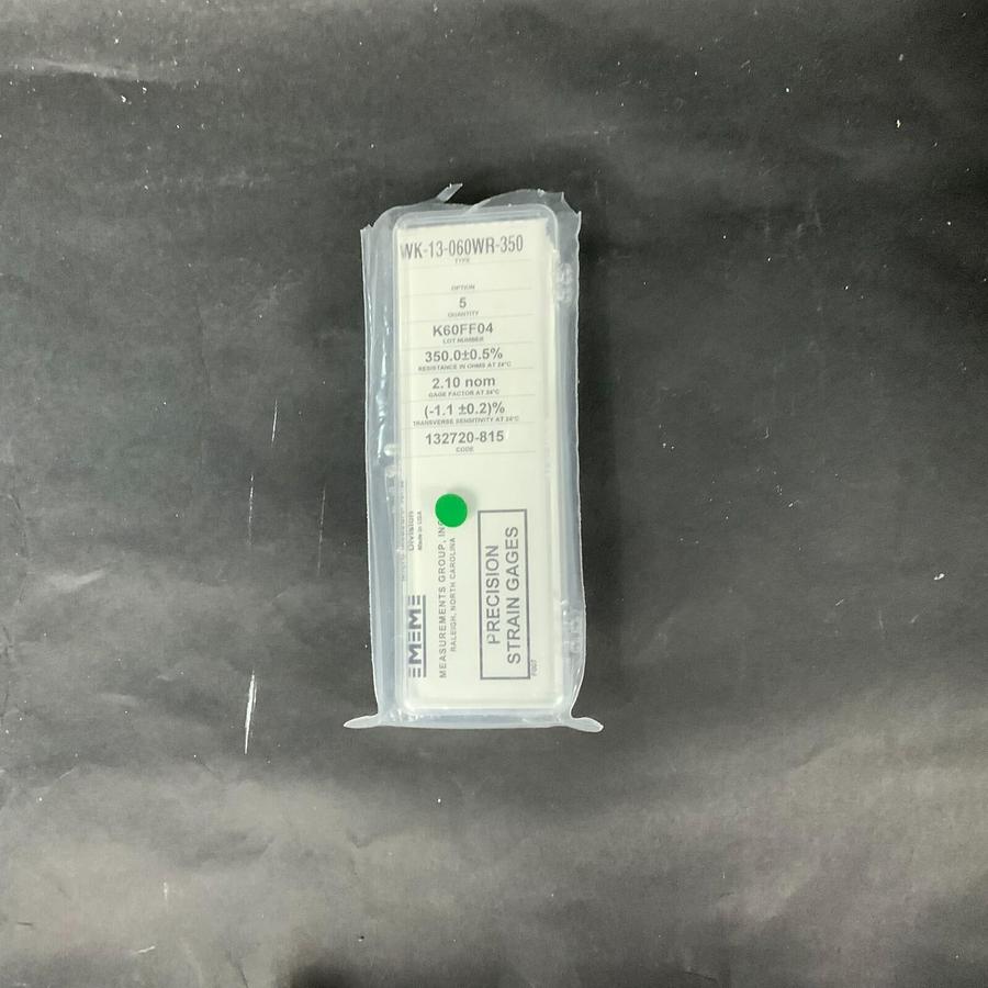 Used MICRO-MEASUREMENTS WK-13-060WR-350 PRECISION STRAIN GAUGE - BOX OF 5 ($25 OBO)