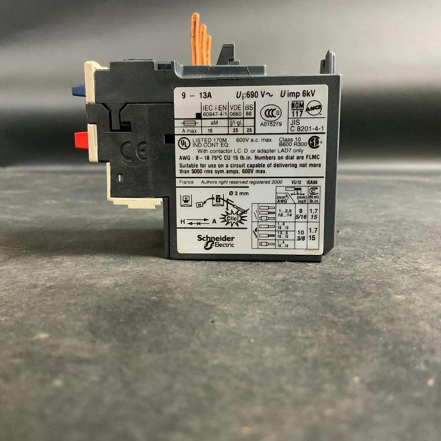 Used TELEMECANIQUE LRD16 THERMAL OVERLOAD RELAY ($15 OBO)