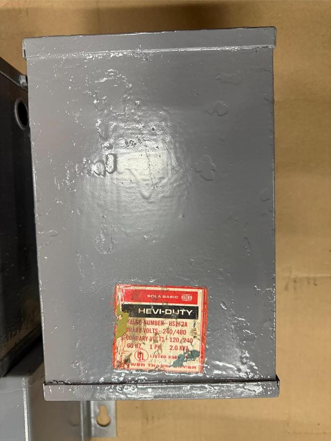 Used HEVI-DUTY CAT. NO. HS1F2A Transformer - 2.0 kVA - ($150 OBO)