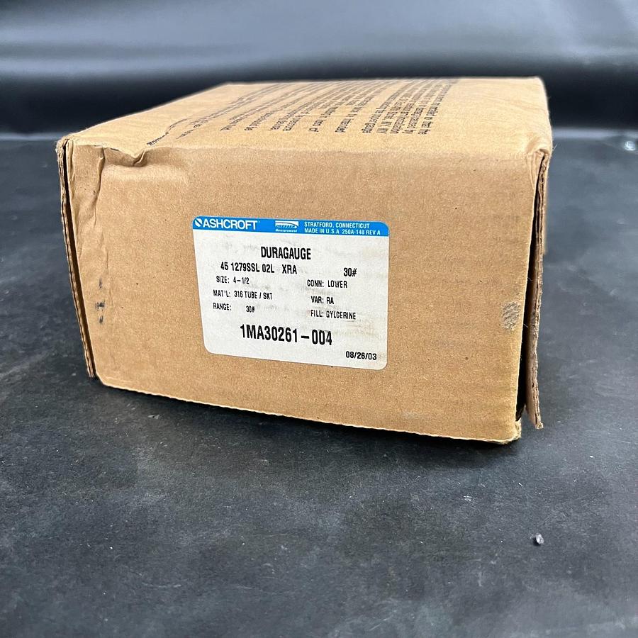 ASHCROFT 1MA30261-004 PRESSURE GUAGE ($60 OBO)