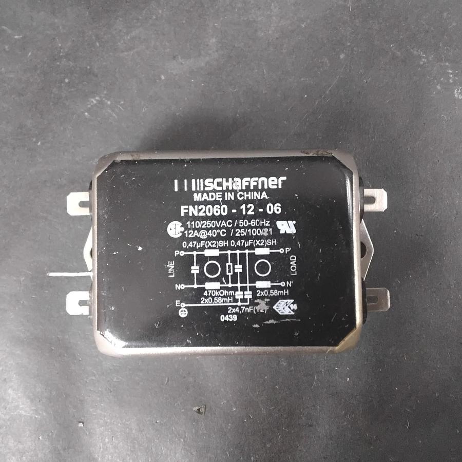 Used SCHAFFNER FN2060-12-06 EMI LINE FILTER ($20 OBO)