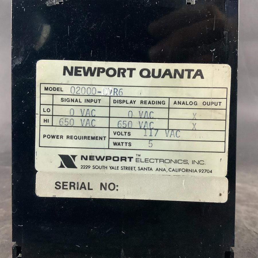 Used NEWPORT 02000-CVR6 AC VOLT METER ($225 OBO)