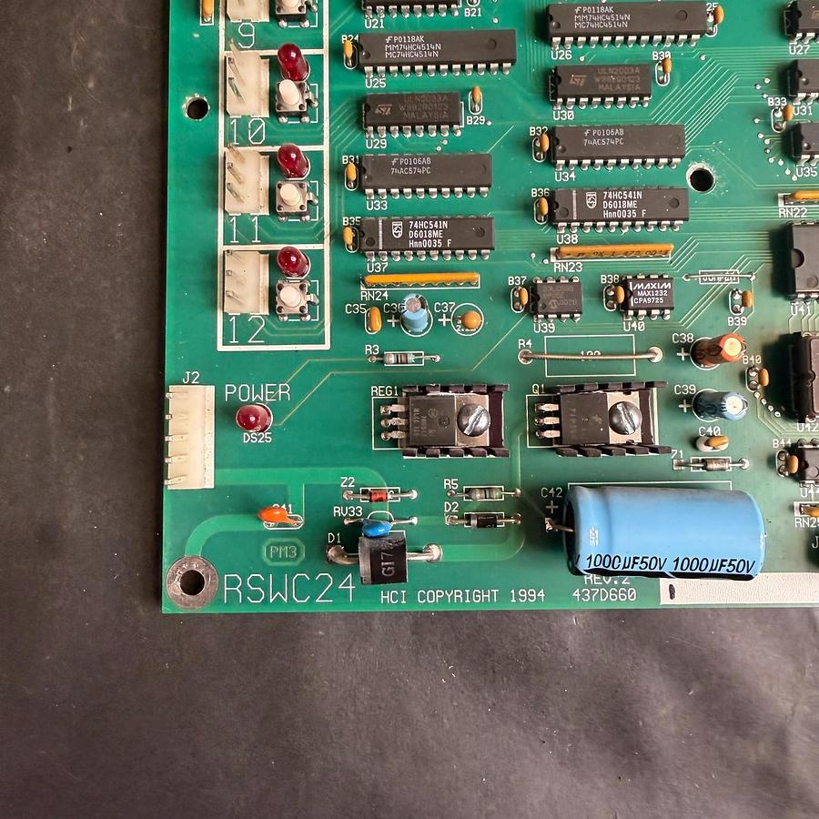 Used HCI RSWC24 CIRCUIT BOARD