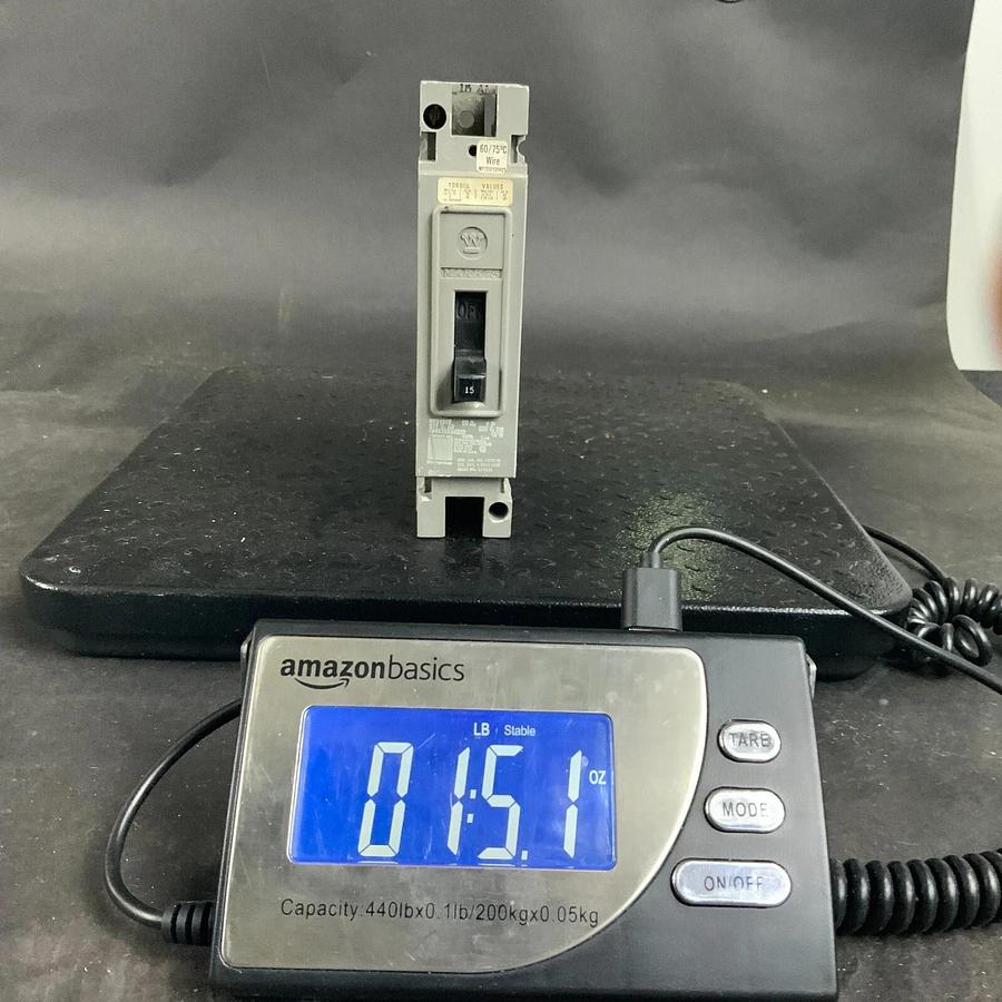 Used WESTINGHOUSE HFB1015 CIRCUIT BREAKER ($40 OBO)