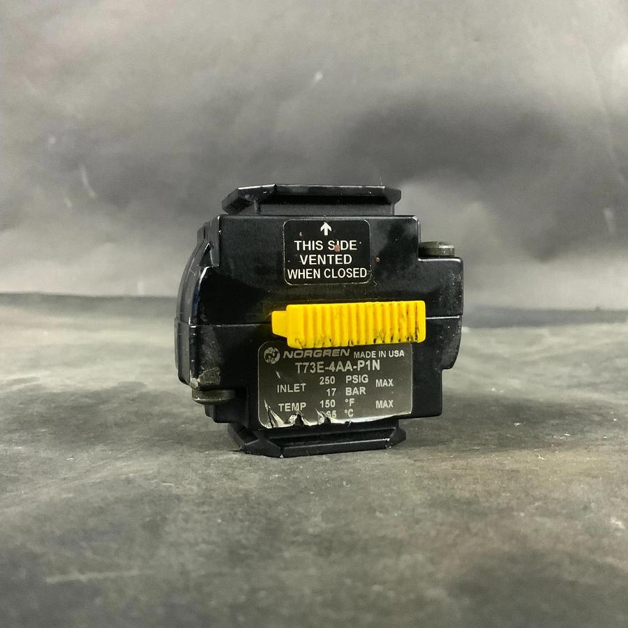 Used NORGREN T73E-4AA-P1N SHUT OFF VALVE ($15 OBO)