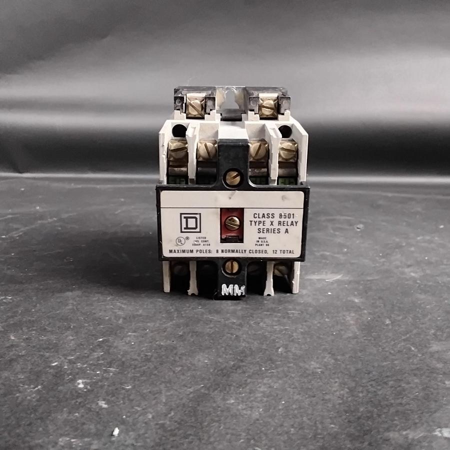 Used SQUARE D 8501X040 CONTROL RELAY ($40 OBO)