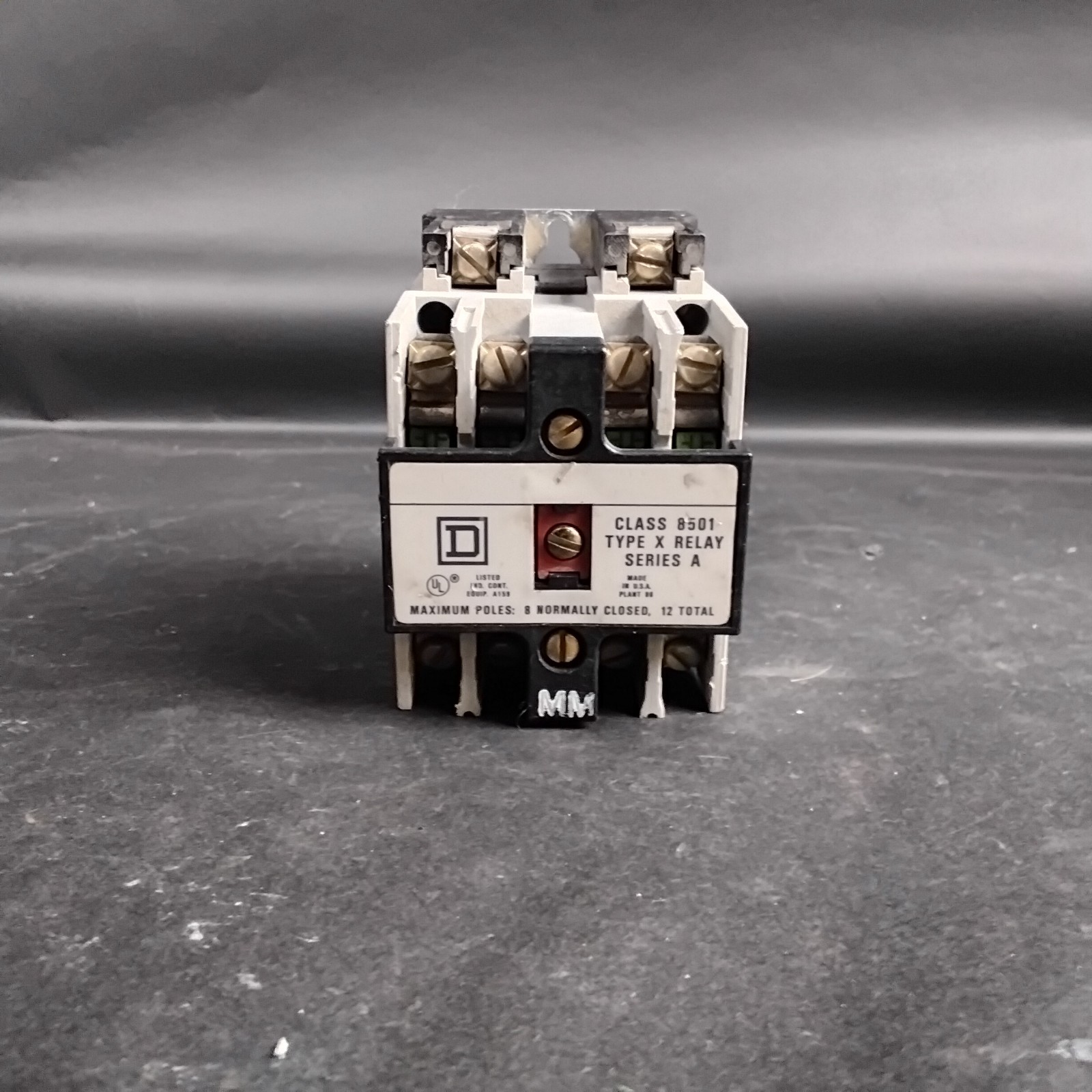 Used SQUARE D 8501X040 CONTROL RELAY ($40 OBO)