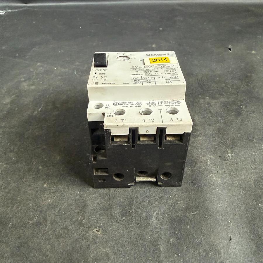 Used SIEMENS 3VU1300-1MN00 MOTOR STARTER