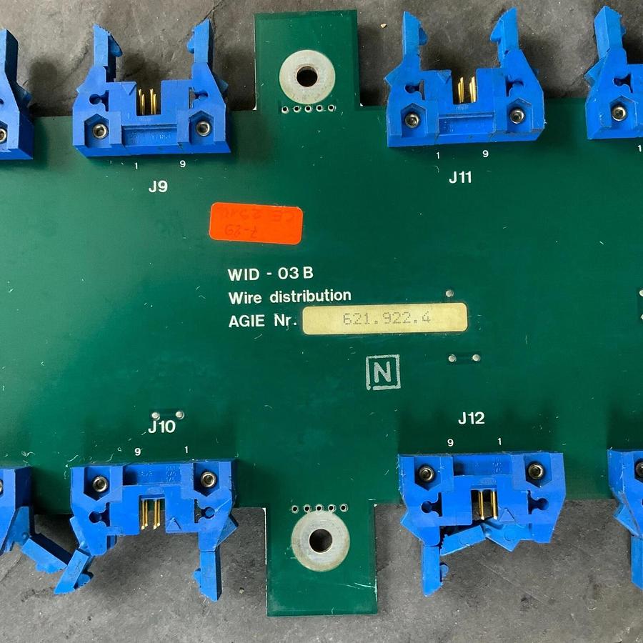 Used AGIE 621.922.4 614060.2 WID-03B WIRE DISTRIBUTION BOARD ($30 OBO)
