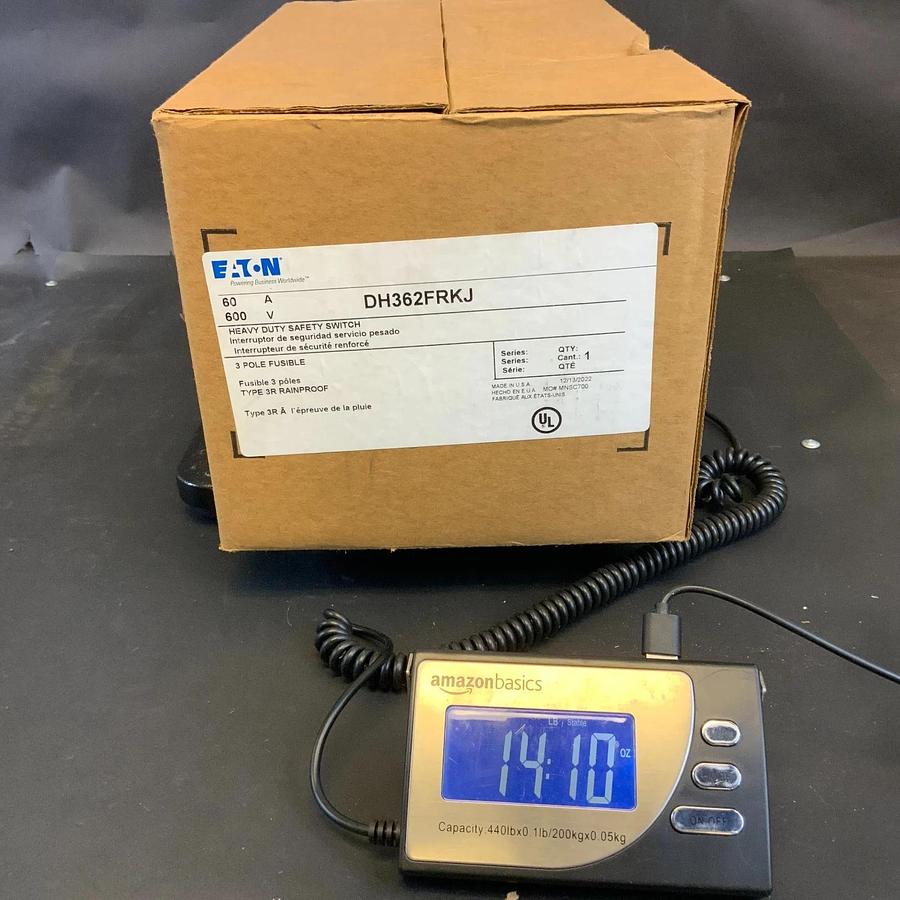 EATON DH362FRK J HEAVY DUTY SAFETY SWITCH 782113205991