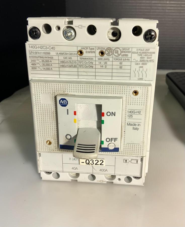 Used ALLEN BRADLEY 140G-H2C3-C40 ($399.99 OBO)