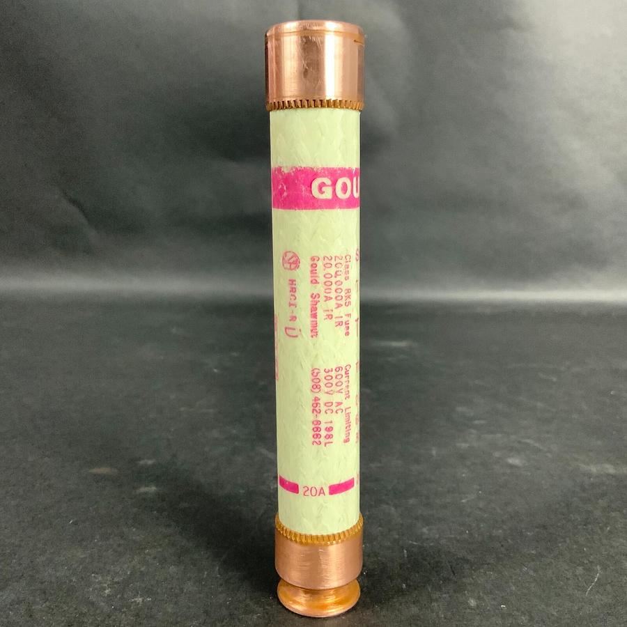 Used Ferraz Shawmut TRS20R Fuse 20A 600V Class RK5 Time Delay Tri-Onic Industrial Use