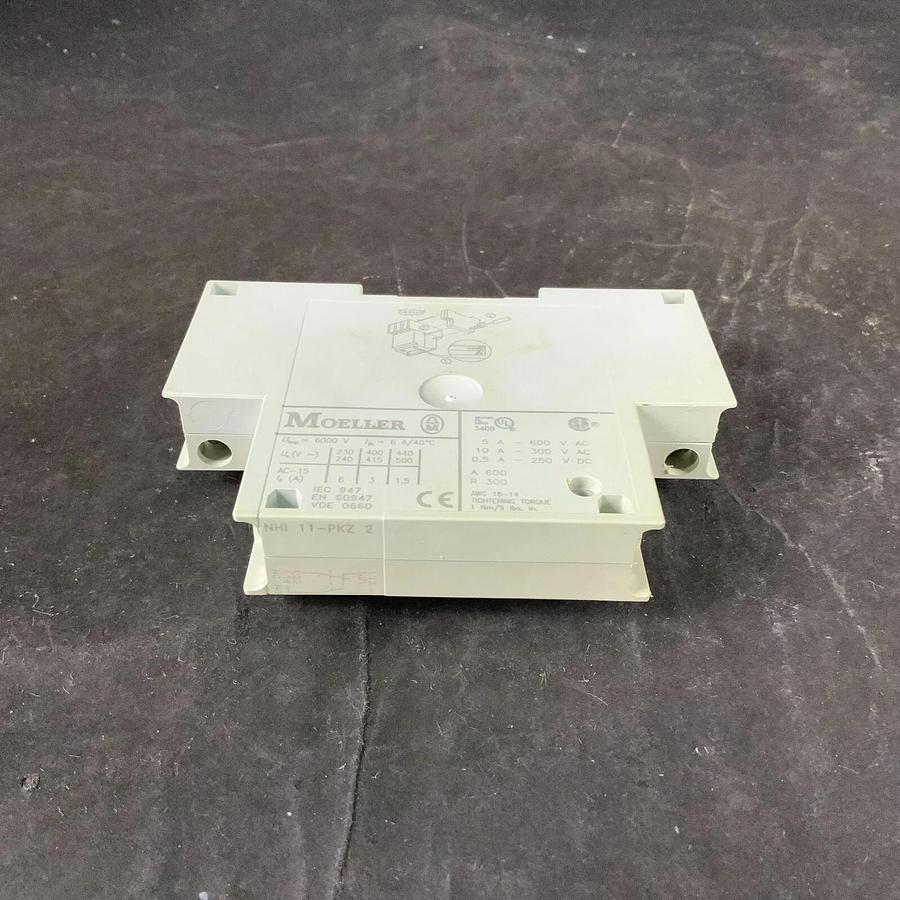Used MOELLER NHI 11-PKZ2 AUXILIARY CONTACT ($15 OBO)