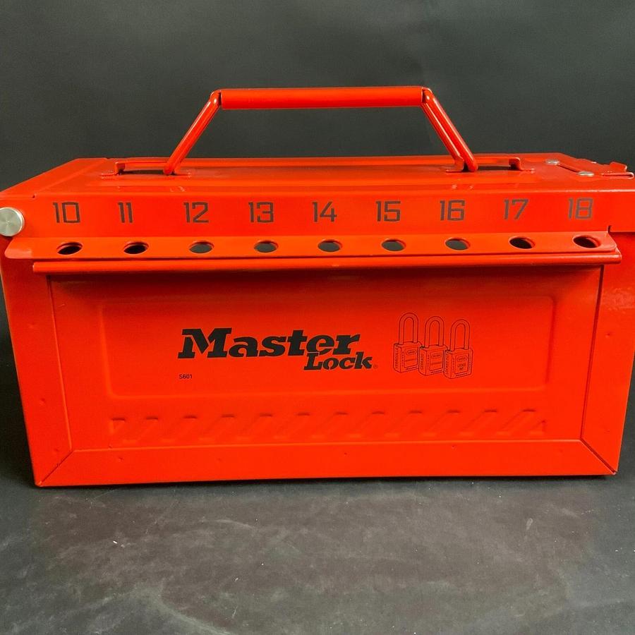 Used MASTER LOCK S601 GROUP LOCKOUT BOX - NEW IN BOX ($65 OBO)