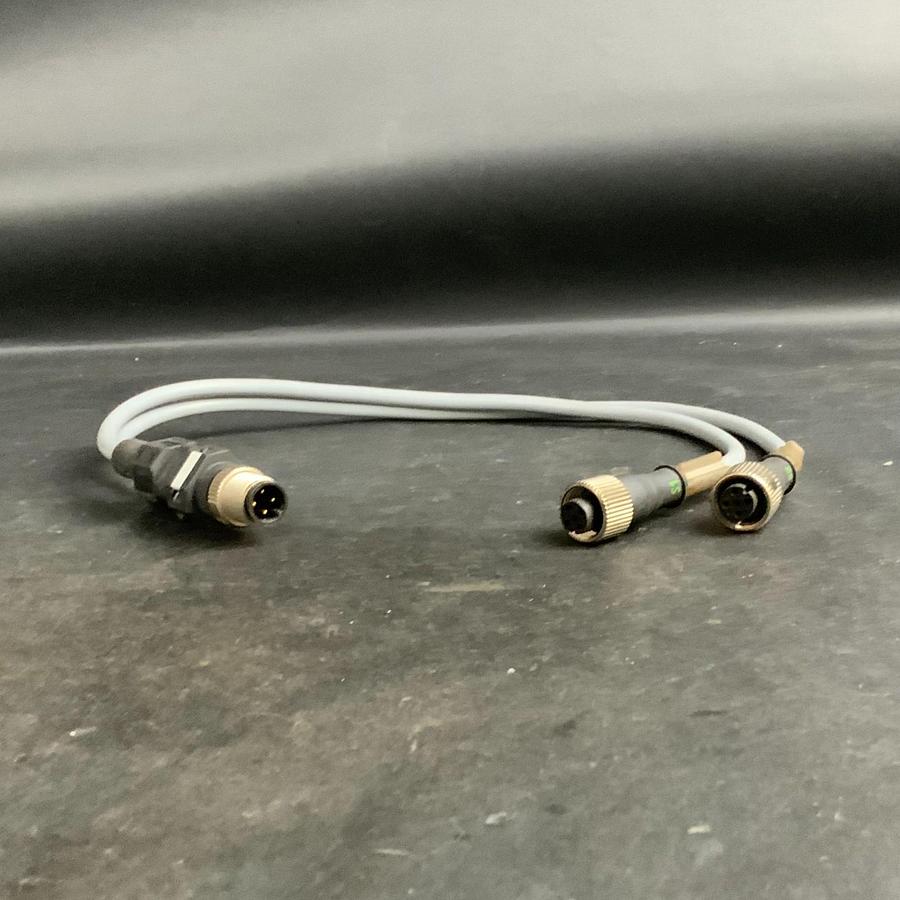 Used MURRELEKTRONIK 13245 M12 MALE TO 2X M8 FEMALE Y-SPLITTER CABLE ($15 OBO)