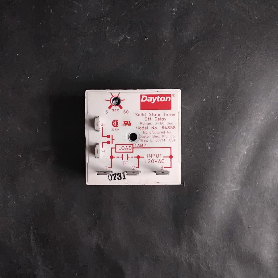 Used DAYTON 6A585 TIMING RELAY ($17 OBO)