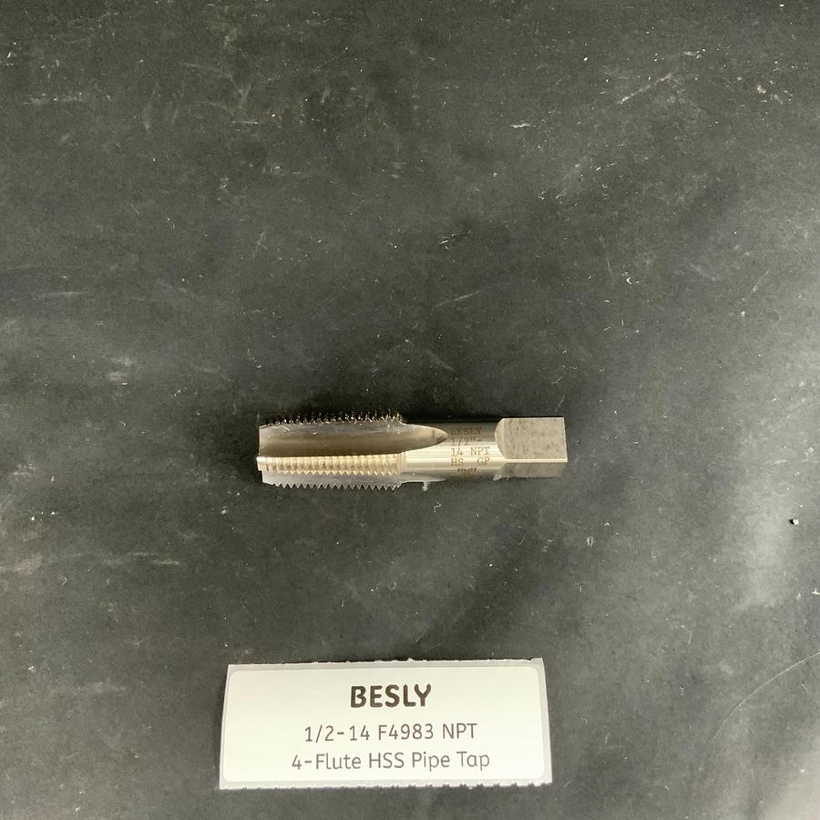 Used BESLY 1/2-14 F4983 NPT 4-FLUTE HSS PIPE TAP ($20 OBO)