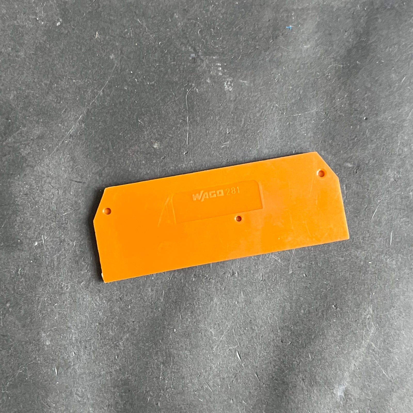 Used WAGO 281 SIDE MOUNTING PLATE ($6 OBO)
