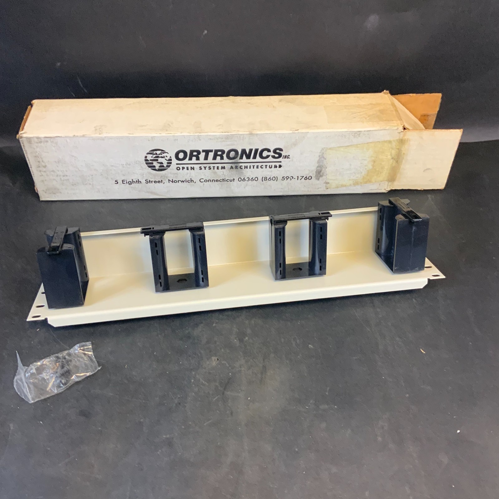 Used ORTRONICS OR-808045124 WIRE MANAGEMENT PANEL ($25 OBO)