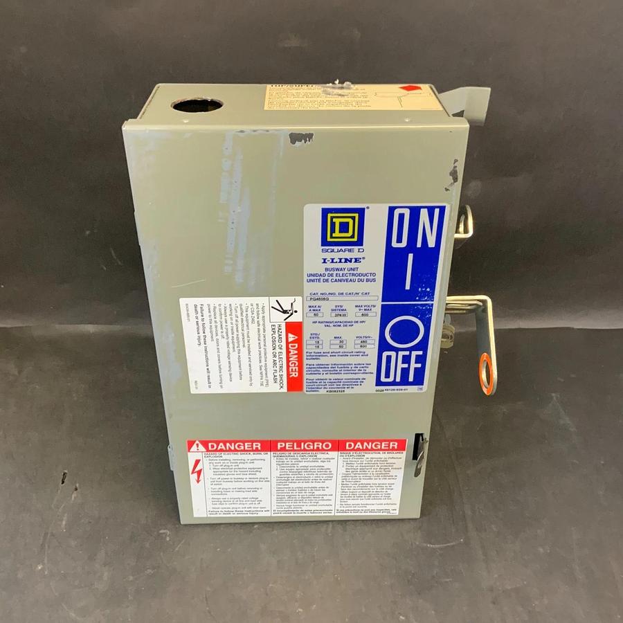 Used SQUARE D I-LINE PQ4606G FUSIBLE BUSWAY PLUG-IN UNIT ($350 OBO)