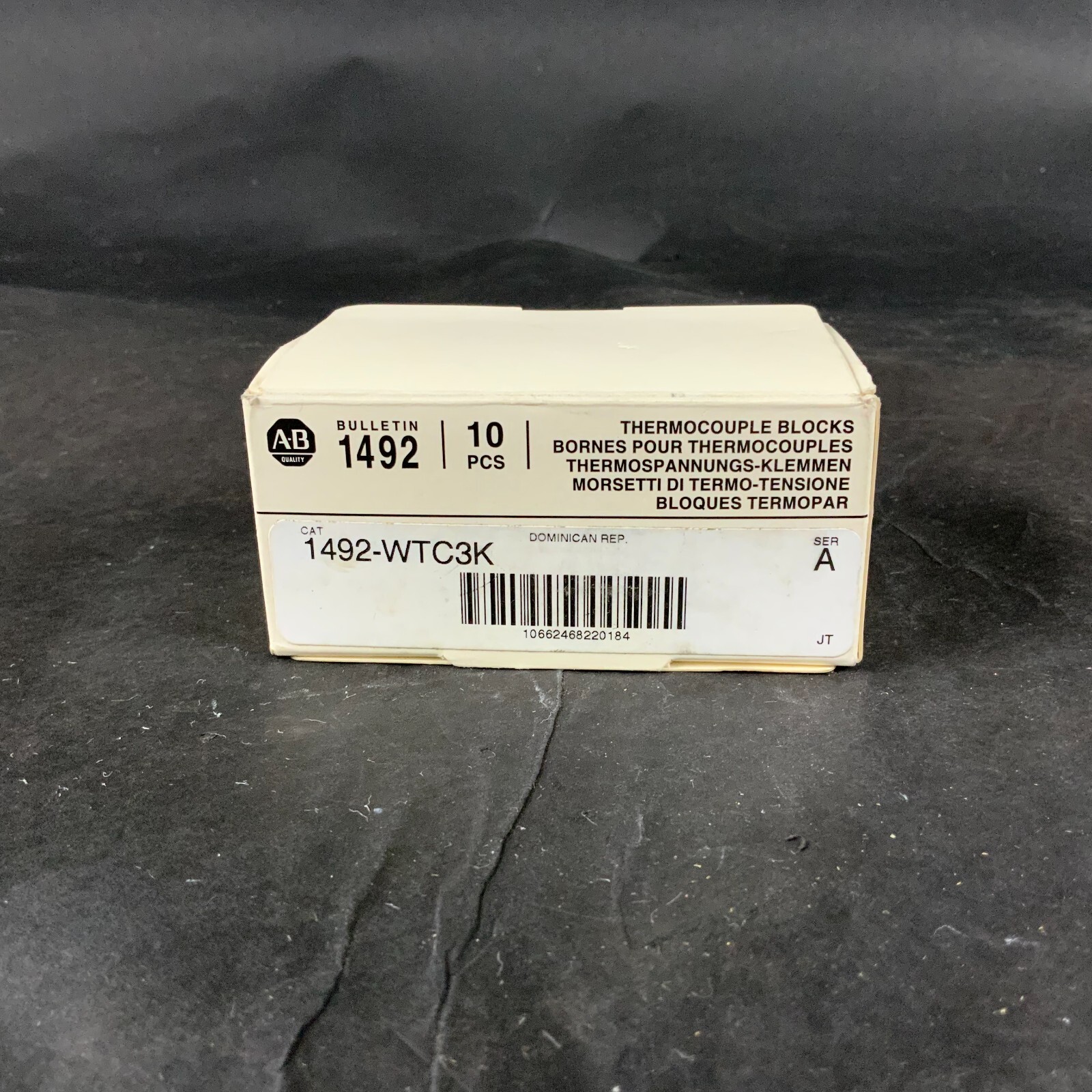 ALLEN BRADLEY 1492-WTC3K THERMOCOUPLE BLOCKS - BOX OF 10 ($60 OBO)