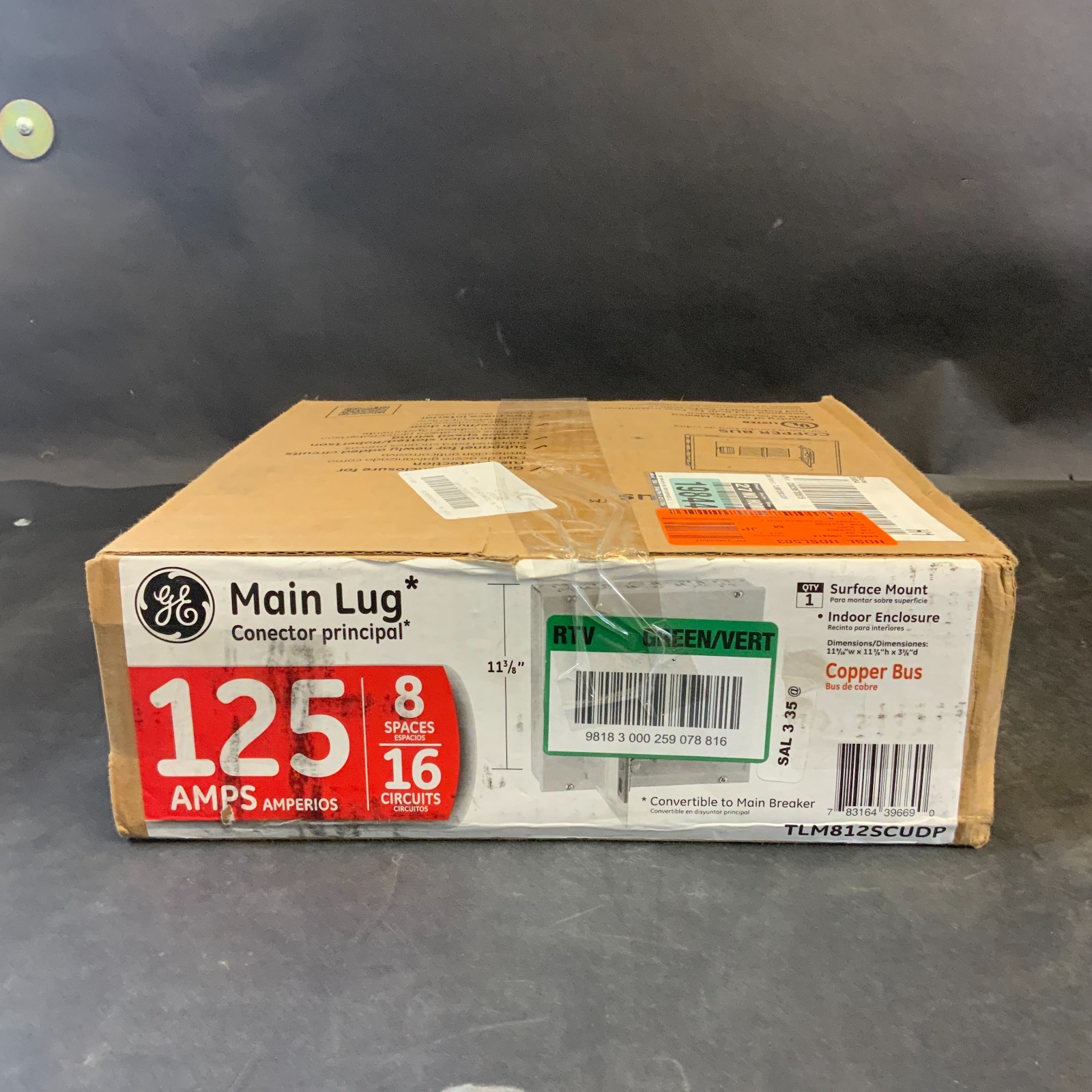 Used GE TLM812SCUDP MAIN LUG LOAD CENTER ($35 OBO)