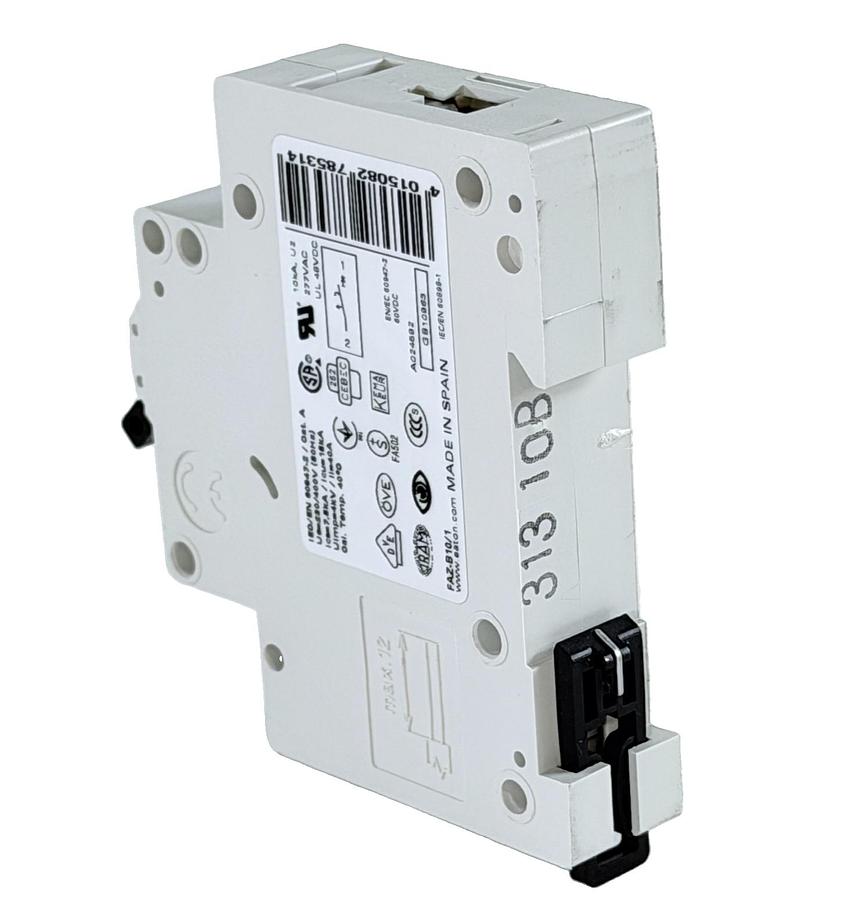 LOT OF 3 EATON FAZ-B10/1 278531 10A 1 POLE MINIATURE CIRCUIT BREAKER | NEW |