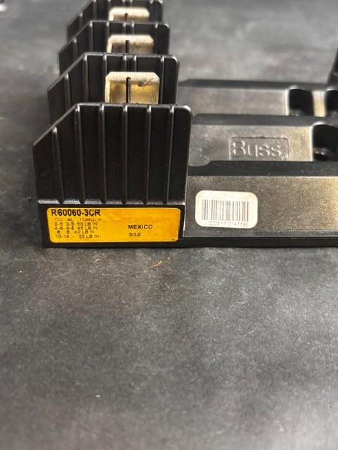 Used BUSSMANN R60060-3CR FUSE BLOCK ($26 OBO)