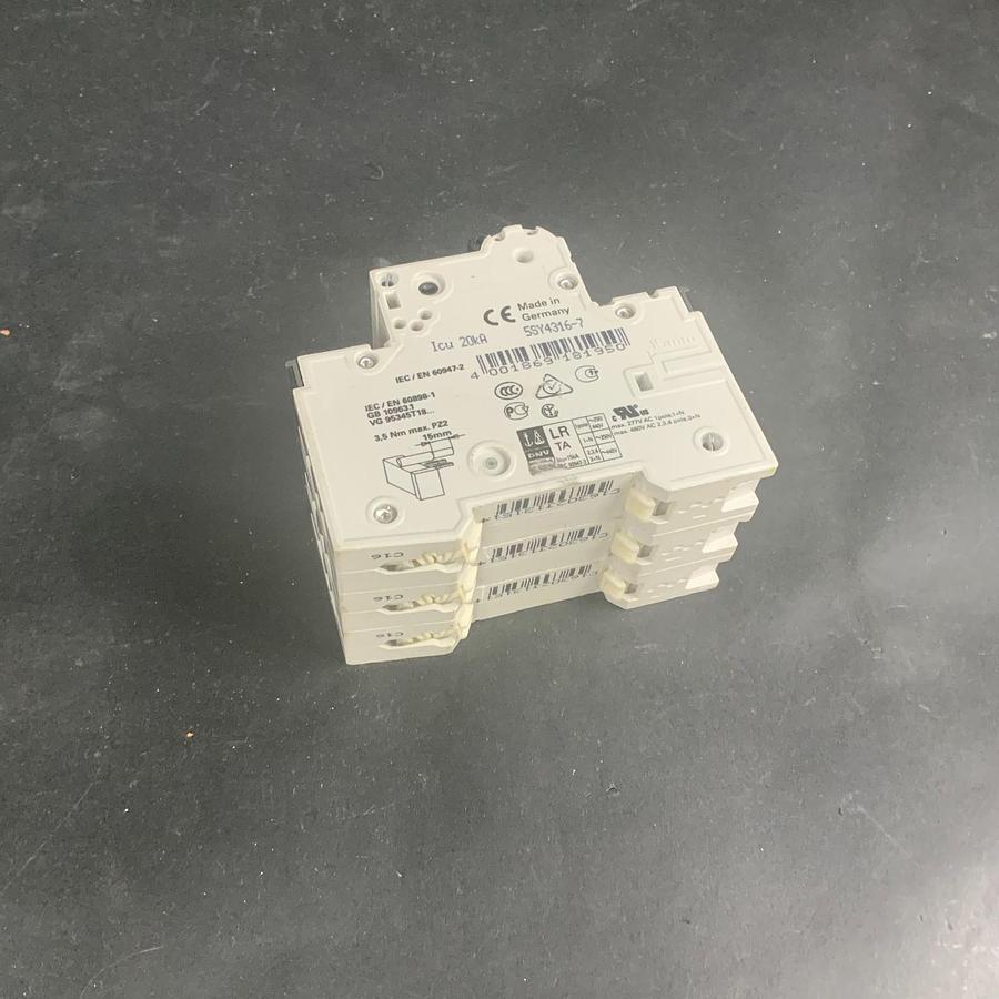 Used SIEMENS 5SY4316-7 CIRCUIT BREAKER ($15 OBO)
