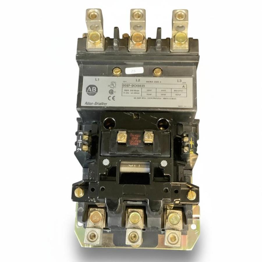 Used ALLEN BRADLEY 500F-DOD930 CONTACTOR NEMA SIZE 3 3PH 3 POLE 120V | EXCELLENT |