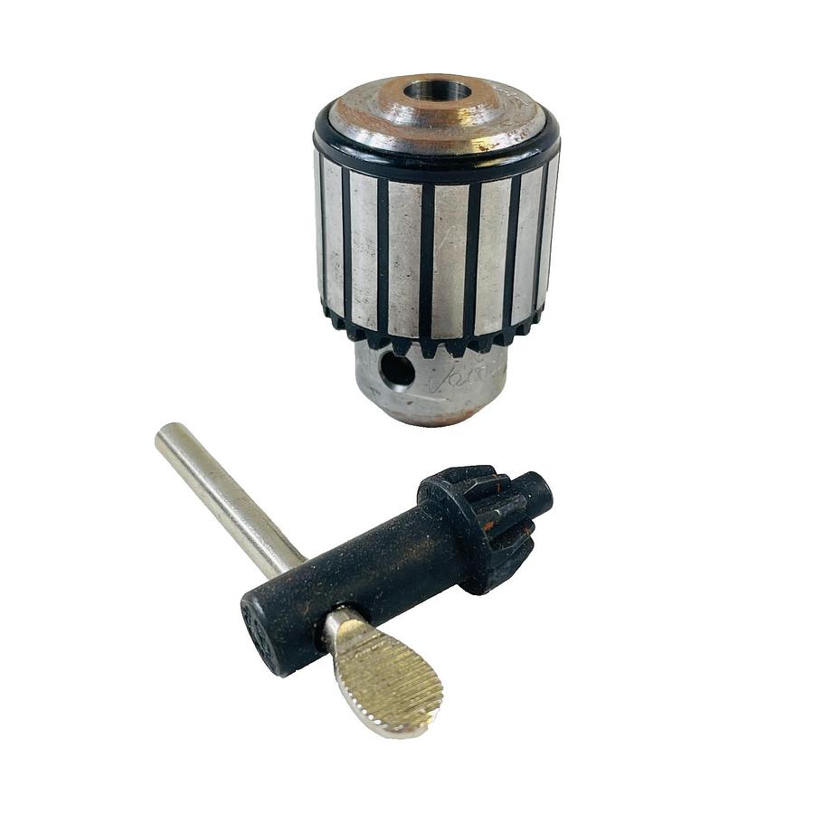 Used JACOBS CHUCK JCM32282 41BA 3/8-24 THREADED KEYED DRILL CHUCK WITH KEY