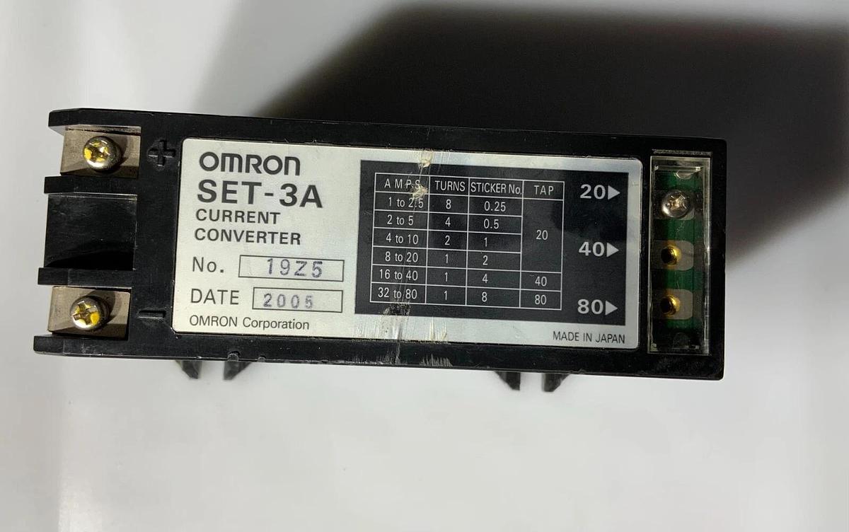 Used OMRON SET-3A CURRENT CONVERTER ($24.99 OBO!!!)