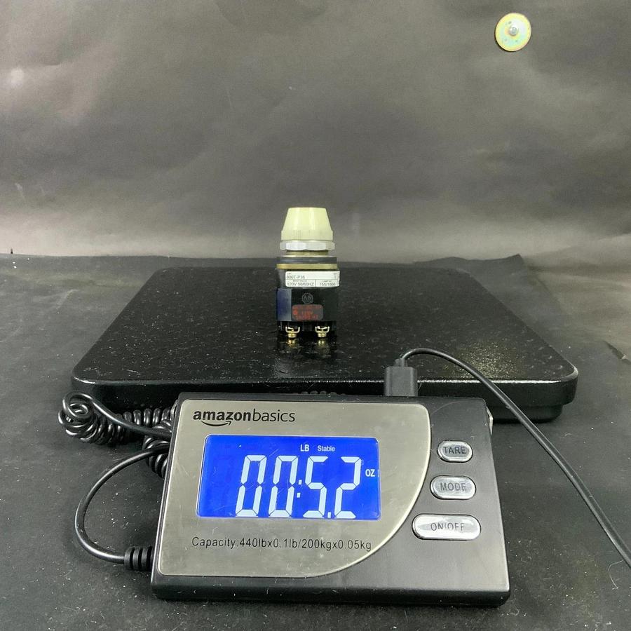 Used ALLEN BRADLEY 800T-P16 SER T WHITE INDICATOR LIGHT ($15 OBO)