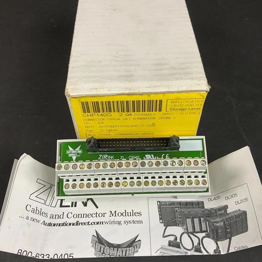 Used AUTOMATION DIRECT ZL-CM40 CONNECTOR MODULE - NEW ($20 OBO)