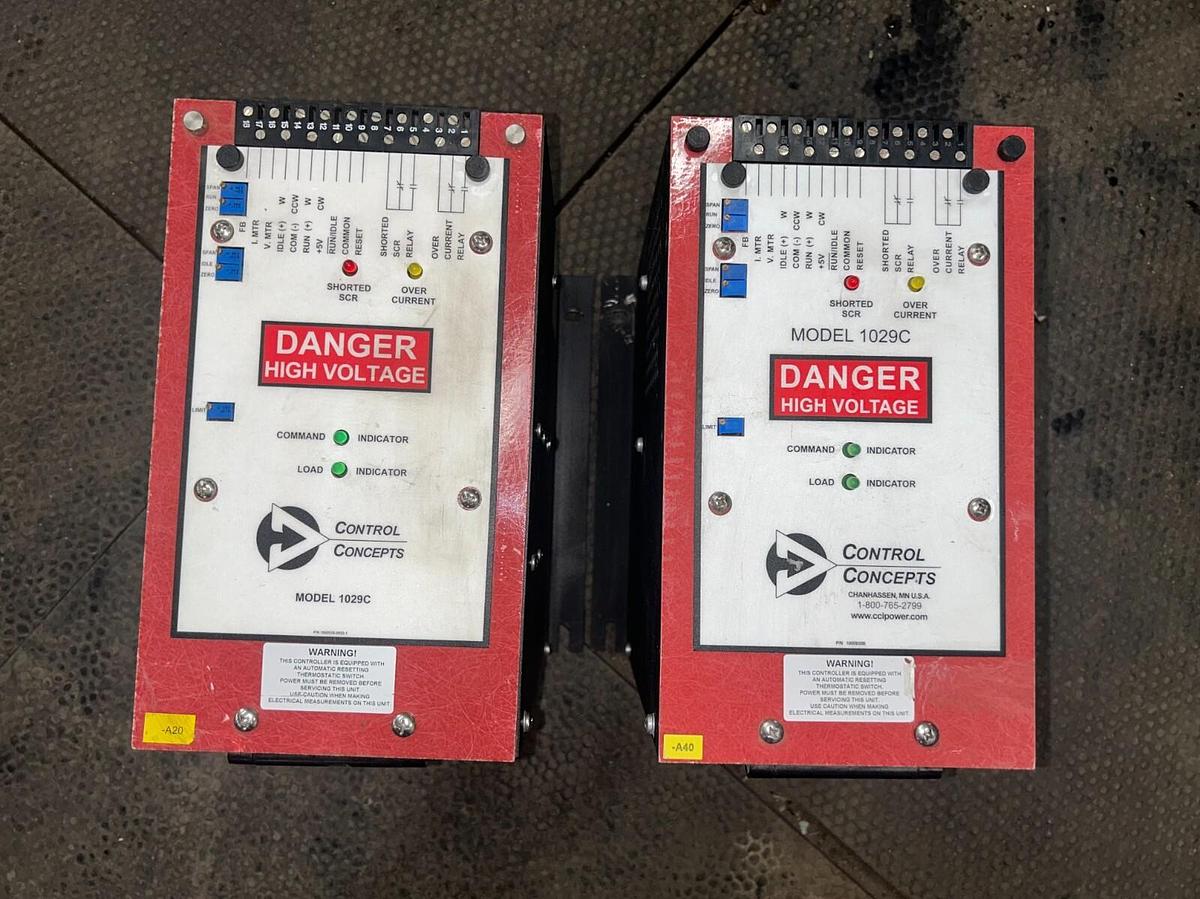 Used Control Concepts 1029C-P30/50-480V-50A-R4/20MA-IPOT-IL30 (6 TOTAL!) ($600 EACH)