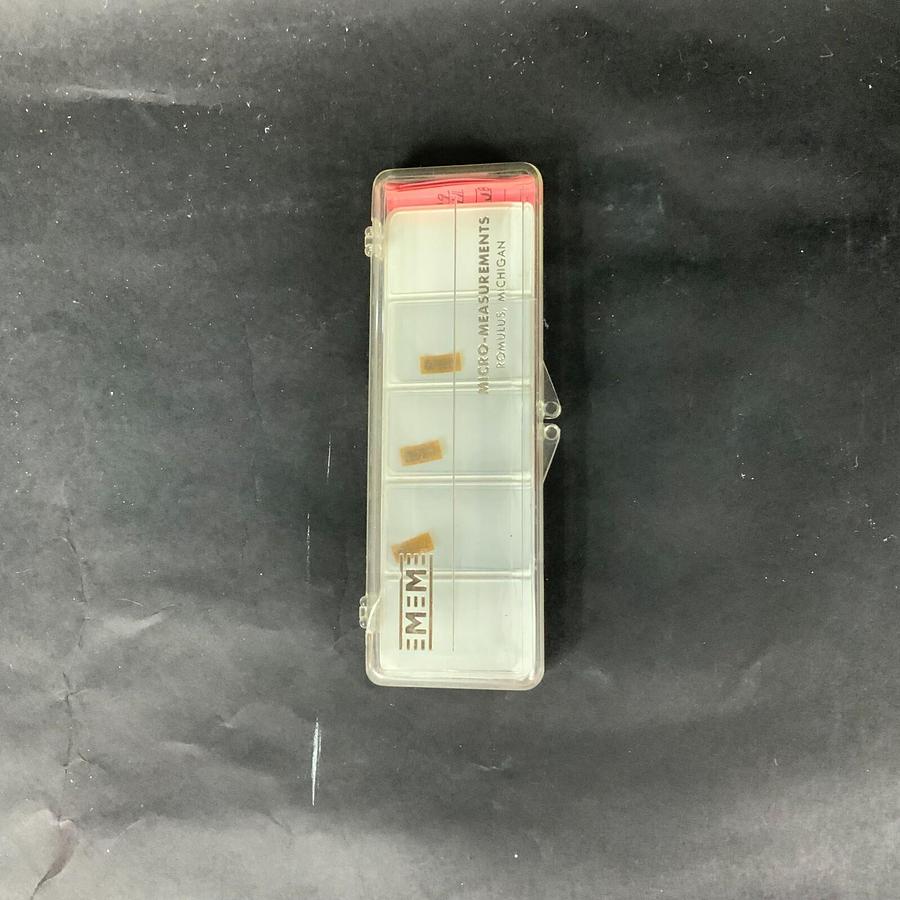 Used MICRO-MEASUREMENTS SA-06-125DR-060 PRECISION STRAIN GAUGE - LOT OF 3 ($15 OBO)