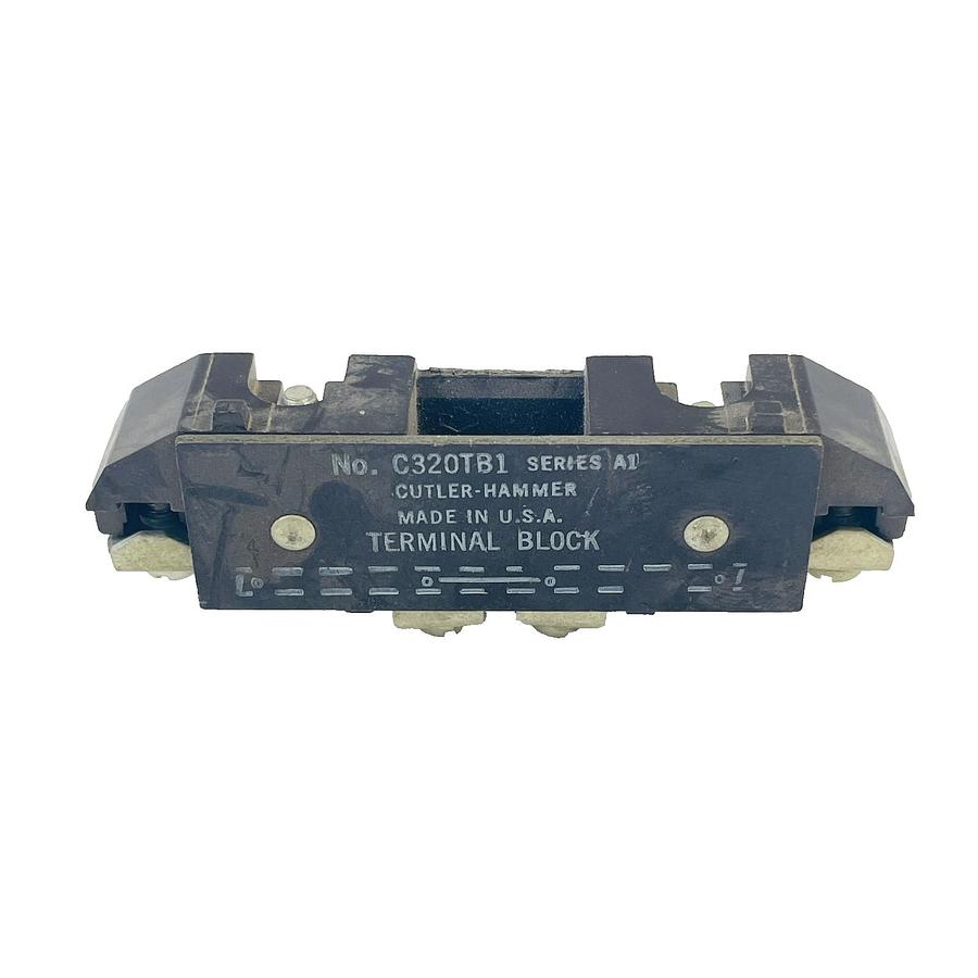 Used CUTLER HAMMER C320TB1 SER A1 TERMINAL BLOCK SELLER REFURBISHED EXCELLENT