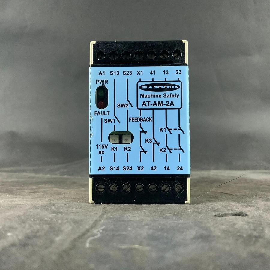 Used BANNER AT-AM-2A SAFETY RELAY ($600 OBO)
