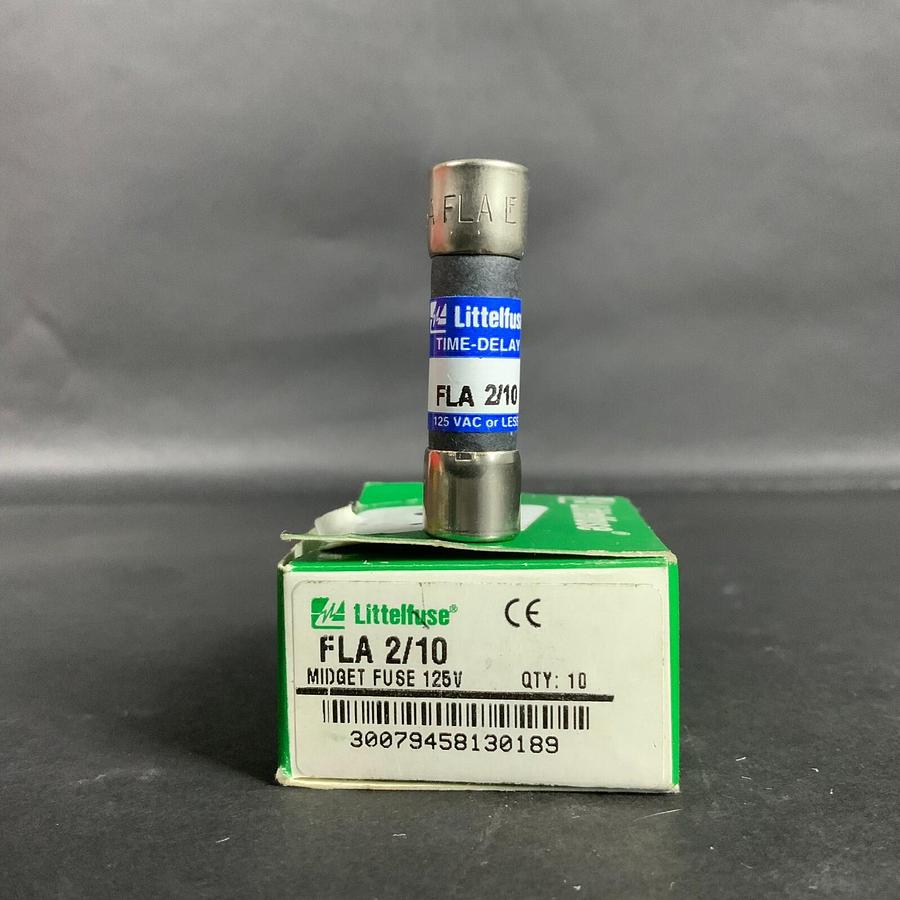Used LITTELFUSE FLA-2/10 MIDGET FUSE - BOX OF 10 ($35 OBO)