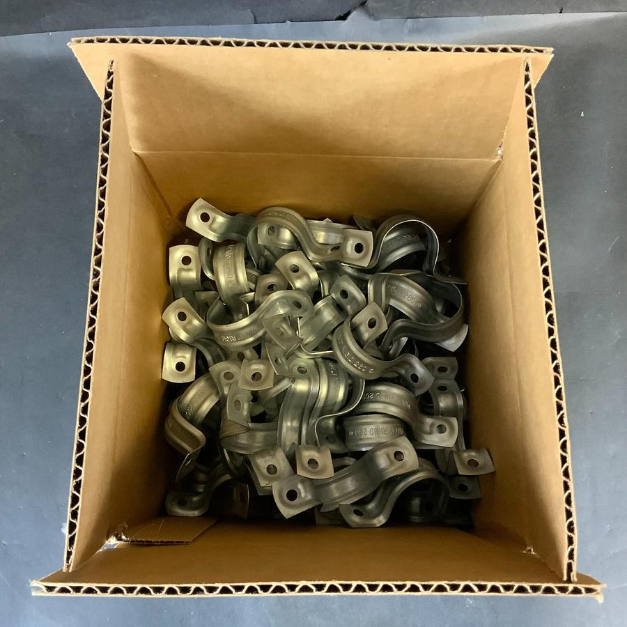 Used MINERALLAC 260 1” TWO-HOLE STRAP - BOX OF 77 ($18 OBO)
