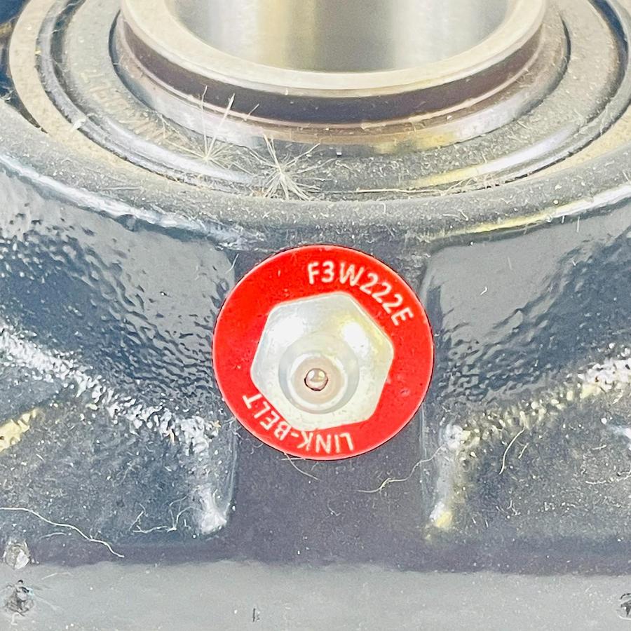 Used LINK BELT F3W222E 1-3/8 IN BALL BEARING FLANGE BLOCK BEARING REFURBISHED