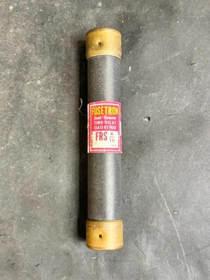 Used BUSSMANN FUSETRON FRS-6/10 FUSE