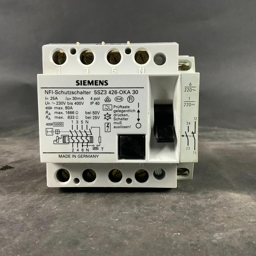 Used SIEMENS 5SZ3 426-OKA 30 - 4 POLE BREAKER ($60 OBO)