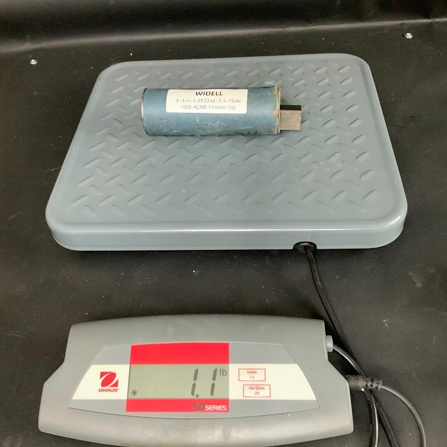 Used WIDELL 1-1/4-5 293346-2 4-FLUTE HSS ACME FINISHER TAP ($150 OBO)