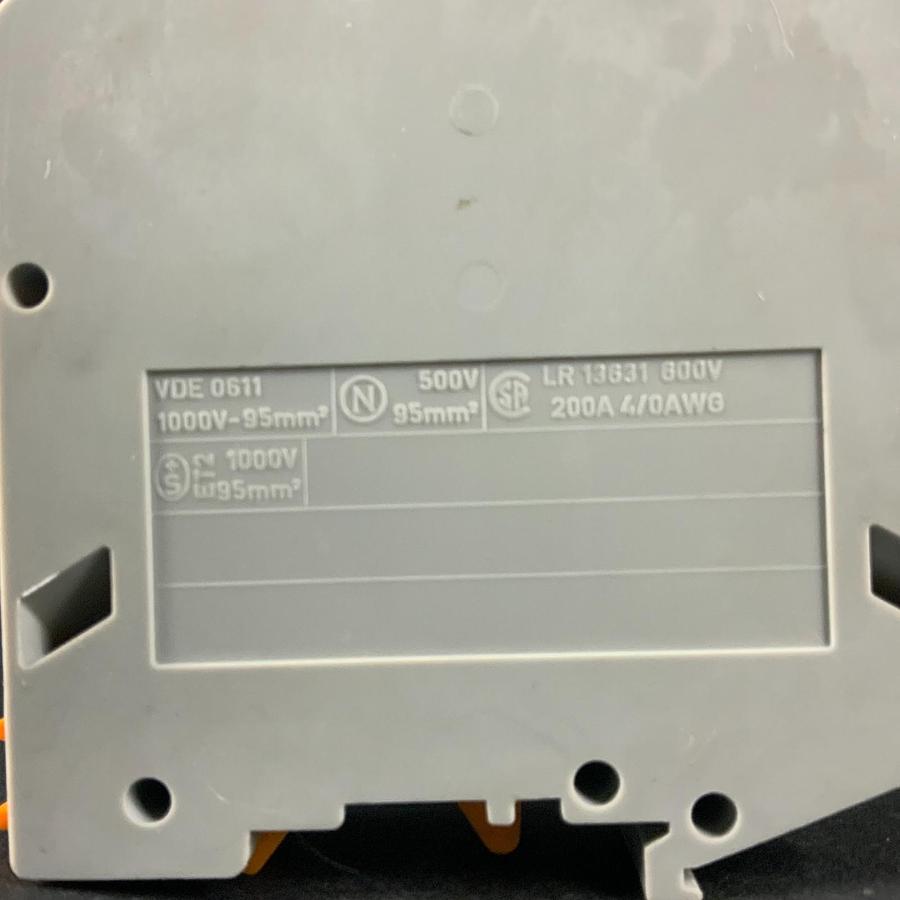 Used PHOENIX CONTACT UKH95 TERMINAL BLOCK ($10 OBO)