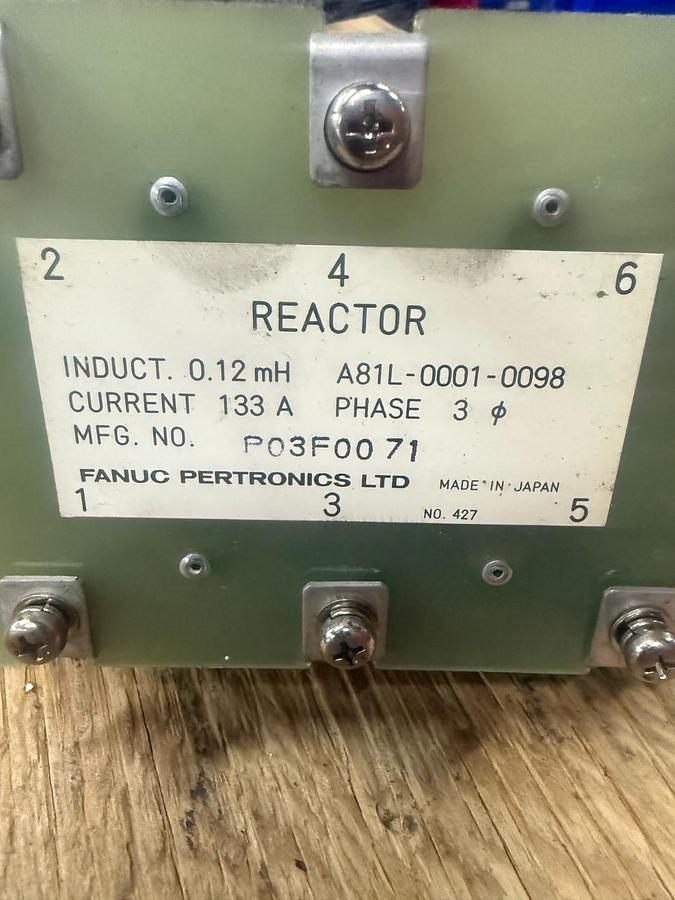 Used FANUC A81L-0001-0098 REACTOR