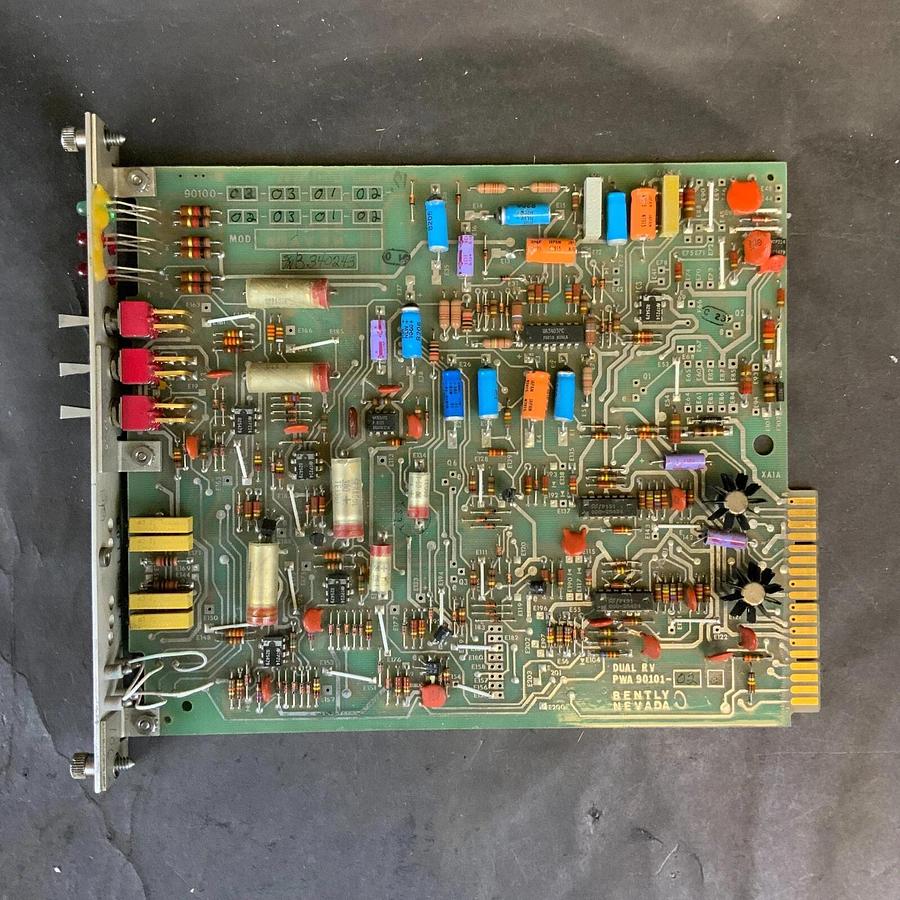 Used BENTLY NEVADA PWA 90101-02 REV.J DUAL VIBRATION MONITOR ($120 OBO)