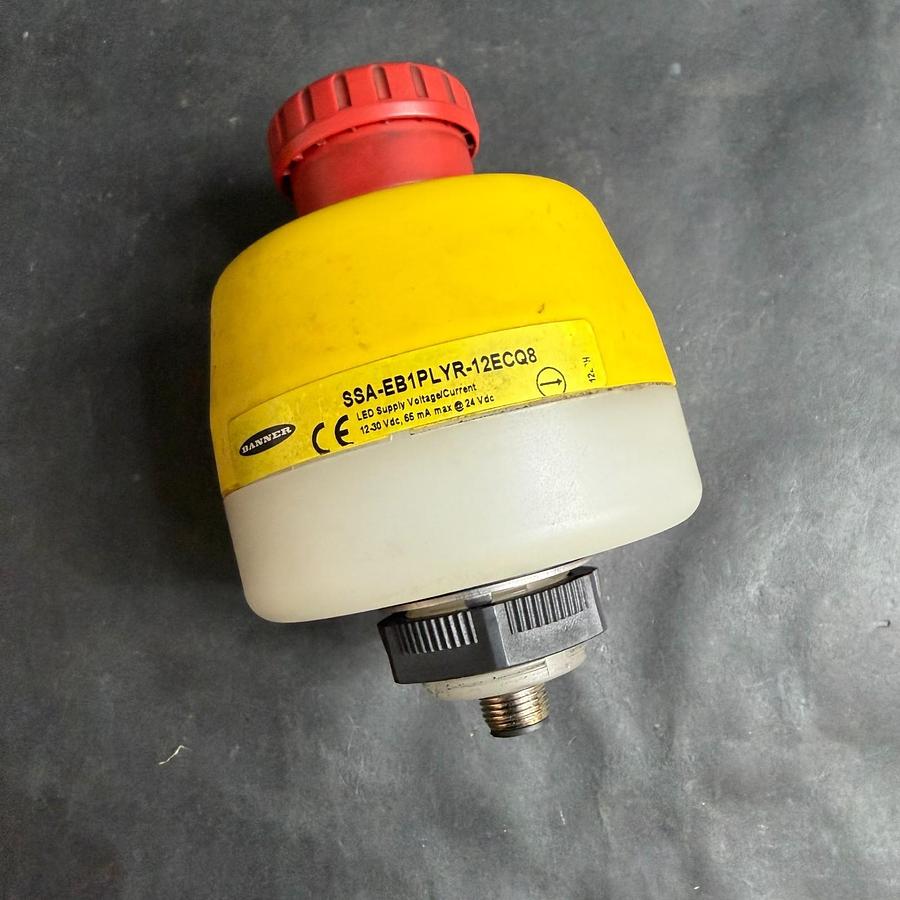 Used BANNER SSA-EB1PLYR-12ECQ8 EMERGENCY STOP SWITCH ($130 OBO)
