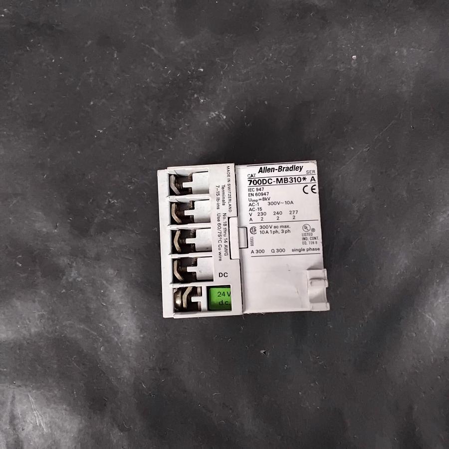 Used ALLEN-BRADLEY 700DC-MB310 MINI CONTROL RELAY ($15 OBO)